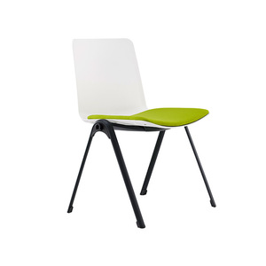 <span class=keywords><strong>Chaise</strong></span> de loisirs en plastique enduite de poudre noire de <span class=keywords><strong>chaise</strong></span> de conférence facultative de couleur avec le coussin - Product Image 4