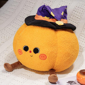 Nuevo y Adorable Cojín de Peluche de Osito de Halloween con Materiales de Franela y Fieltro, Alivio del Estrés, Tela Súper Suave - Product Image 4