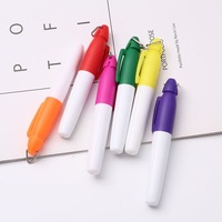 Marqueur de ligne de golf à encre permanente colorée, stylo marqueur triangulaire à crochet en fer pour personnel médical et pompiers, vente en gros fabricant