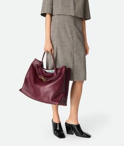 Bottega BV Andiamo Luxury Men Mechanical <b>Watches</b> in Silky Calf Leather Signature Knot Detail Sliding Cross-Body Strap Veneta - Product Image 1