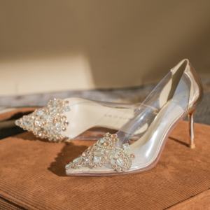 Nouvelle tendance mode coréenne Evergreen : Chaussures délicates pour femmes à plateforme verre à vin, bout pointu, à enfiler, antidérapantes - Product Image 3