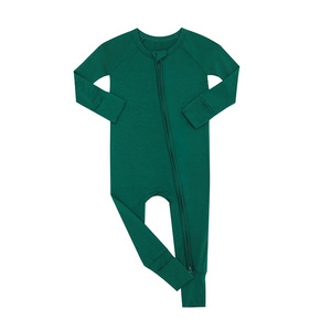 Vente en gros Grenouillère en fibre de bambou pour bébé Pyjama style décontracté pour l'automne - Product Image 5