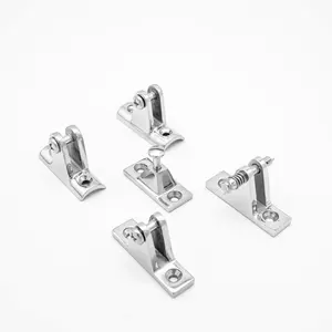 Marine Hardware 316 Stainless Steel 7/8" Concave Base Deck Hinge For Yacht