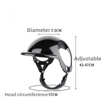 Casque pour animaux de compagnie nouveau chapeau chien chat moto accessoires de sécurité usine directement fournisseur