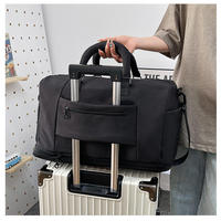Sac de voyage à roulettes unisexe grande capacité, sac de sport, yoga, gym, séparation sec/humide, bagage à main pour femmes et hommes