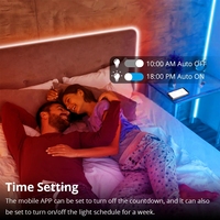 Apple Homekit – bande LED RGB à commande vocale Siri, fluo, wi-fi, décoration de jardin extérieur, noël, Alexa, Google Home