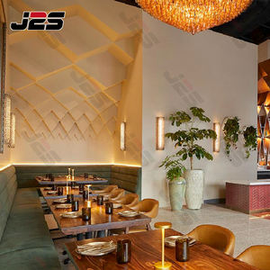 Juego de muebles de restaurante retro, mesa y silla para Hotel, Café, Dubai, Alemania, Japón, uso - Product Image 2