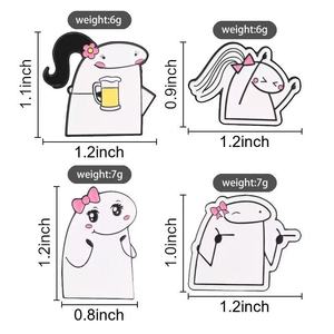 Broches de Metal al por Mayor, Creativos y Únicos, con Diseños de Memes de Dibujos Animados, Lindos y Sencillos, Accesorios para Ropa - Product Image 4