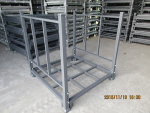 Estante de Armazenamento de Estrutura Aberta Empilhável de Aço Reforçado para Paletes, Compatível com Empilhadeiras - Product Image 5