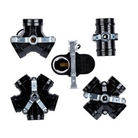 Portalámparas de Baquelita con Múltiples Cabezales, Casquillo de Rosca E26 E27, Accesorios de Iluminación para Bricolaje