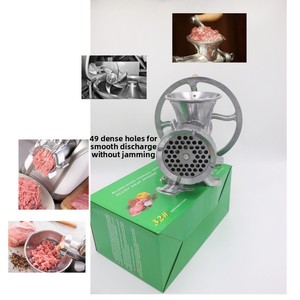 เคแซดเอ็กซ์ 32 #   เครื่องทำไส้กรอกและน้ำเต้าหู้แบบมือหมุน 2-in-1 รุ่น Silver Sustainable Metal Household Manual 32 #   เนื้อโลหะ - Product Image 4