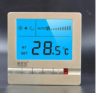 Thermostat intelligent WiFi Modbus 485 flexible avec écran LCD numérique pour unité de ventilation à air conditionné central (FCU) FALUOKAN