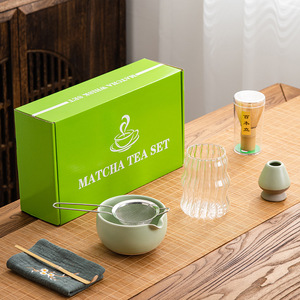 Tre Matcha Whisk và Scoop Kit giảm béo trà làm phụ kiện với chủ đóng hộp trong số lượng lớn cho New Age - Product Image 4