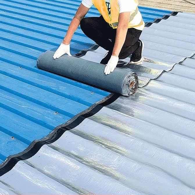 ANTI fabbricazione del tetto autoadesivo nastro di sigillatura butilica, nastro di alluminio lampeggiante a prova di acqua membrana
