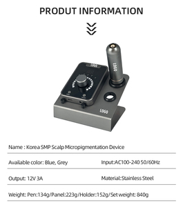 Dispositivo de Micropigmentación Capilar SMP, Máquina de <span class=keywords><strong>Tatuaje</strong></span> con Motor Suizo para Maquillaje Permanente - Product Image 3