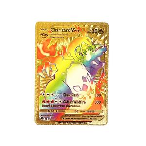 10 PIÈCES / SAC CARTES MÉTALLIQUES ORNÉES DE MOTIFS POKEMAN - Product Image 3