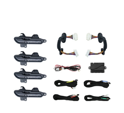 Wholesale New Energy Electric Suction Door Handle with LED Light Interior Kits for Rear Position Tesla Modified Accessories