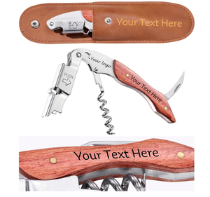 Tire-bouchon personnalisé avec boîte en bois, logo gravé au laser, tire-bouchon <span class=keywords><strong>de</strong></span> serveur, cadeaux <span class=keywords><strong>de</strong></span> mariage, cadeaux d'entreprise, promotionnels - Product Image 1