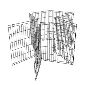 Corral Plegable para Mascotas, Paneles de Alambre Soldado Modulares para Perros, Valla para Perros para Exteriores - Product Image 3