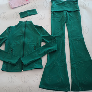 Valentinstag 2026 Frühling Maßgeschneidertes Streetwear-Trainingsanzug-Set Y2K Reißverschlussjacke und Umschlag-Schlaghose 2-teiliges Set Damenkleidung - Product Image 4