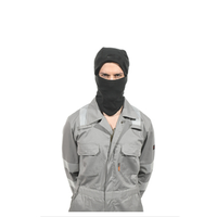 Cache-tête en coton ignifuge FR 5,5 OZ pour 2 Arc Flash, Foulard de sécurité ignifuge, Hijab résistant au feu pour les travailleurs/soudeurs