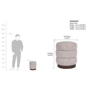 Puf Geométrico Tradicional, Elegante Cojín Suave para el Suelo y Reposapiés, Aporta Comodidad y Decoración a Espacios de Entrada, Escuelas y Hogares - Product Image 3