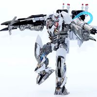 Игрушка-трансформер Taiba Level V Amplified Plastic Edition Nitrogen Ghost Fighter LS01 Zeus Aircraft Model для мальчиков от 14 лет