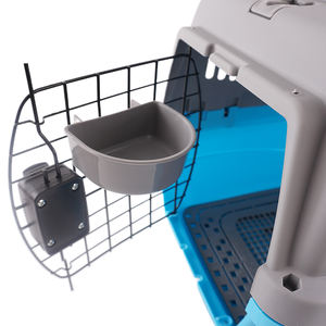 Cage pour chien en plastique S M L XL <span class=keywords><strong>XXL</strong></span>, transporteur pour animaux de compagnie, valise de transport pour chien sur roulettes - Product Image 5