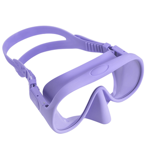 Masque de plongée visage Anti-buée étanche HD conception monolithique plongée sous-marine plongée en apnée verre trempé écologique plongée profonde - Product Image 2