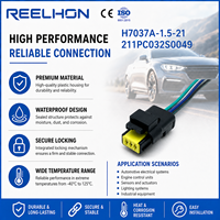 Connecteur Étanche Automobile 3 Broches 7037A-1.5-21 Auto Connect pour Faisceau de Câbles Électriques avec Boîtier Scellé