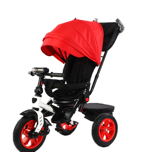 Haute qualité bébé tricycle pédale siège de rotation à 360 degrés avec poignée de poussée enfants monter sur tricycle - Product Image 3