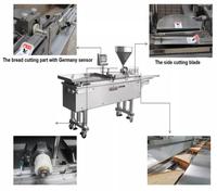 Ligne de Production de pain SANDWICH blanc doux, pain grillé, trancheuse à pain automatique, Machine à Sandwich