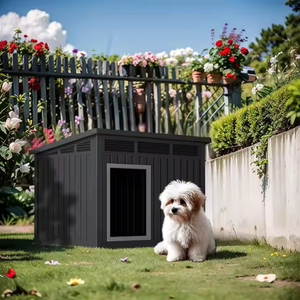 Fabricantes precio popular impermeable perro grande caja de plástico perro al aire libre casa interior - Product Image 5