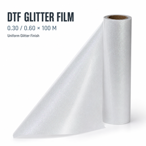 DTF Glitter Film Roll DTF Film for T Shirt Printing Fine