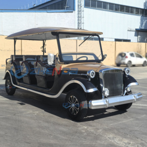 Fabricante Chino/Asientos Personalizados Negros y Dorados de Alta Gama para Autos Clásicos Retro/Auto Clásico de Tres Filas con Múltiples Asientos - Product Image 1