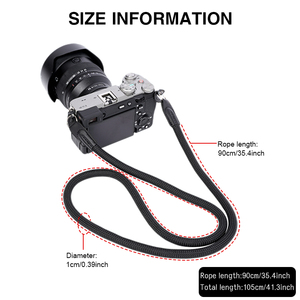 Bán Buôn 100Cm Nylon Leo Núi Ảnh Dây Đeo Máy Ảnh Tròn Dây Đeo Vai Sling Dây Chất Lượng Cao Cấp Cho Pháo - Product Image 5