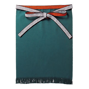 Achetez un tablier professionnel de qualité supérieure en coton 60% et rayonne 40% avec lien à la taille en polypropylène - Product Image 1