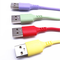 Cable de carga rápida Micro USB 2,0 personalizado de alta calidad cobre puro con Material metálico Micro macho para impresoras de teléfonos Android