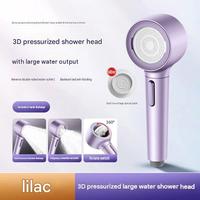 Pommeau de douche portable surpuissant violet pour utilisation extérieure temporaire