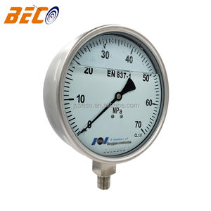 เครื่องวัดความดันสเตนเลสแบบเต็ม<span class=keywords><strong>70mpa</strong></span> 160มม. EN837-1เครื่องวัดความต้านทานแรงกระแทกแบบกันน้ำมัน - Product Image 4