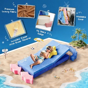 Sofá Modular de Juego para Niños Pequeños con Temática Marina, 24 Piezas, con Espuma Convertible y Multifuncional para Inspirar la Creatividad Infantil en la Sala de Juegos - Product Image 5