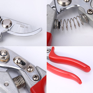 V10 Pruning Shears Stainless Steel Red Handle 20-30 Mm Bypass For Gardening Flower Fruit Branch Trimming - Product Image 3