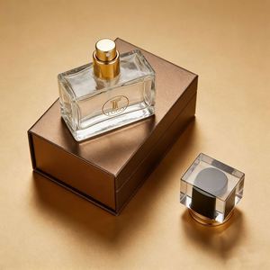 Botellas de Vidrio Cuadradas de 30ml y 50ml, Personalizadas en Pequeñas Cantidades, con Atomizador de Perfume Recargable y Cuello Roscado, para Envasado de Cosméticos - Product Image 2