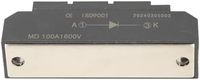 Pont redresseur à diodes haute puissance 2 bornes 100A 1600V Dissipation thermique de la plaque de cuivre triphasée