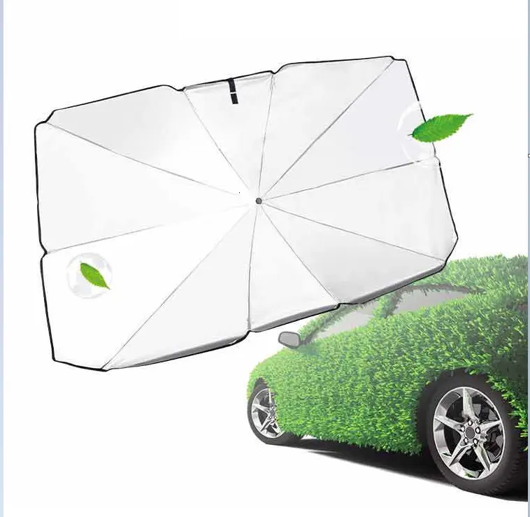 Isolamento termico per auto ombrellone-blocco di calore con martello di sicurezza per auto ombrello per parabrezza per auto