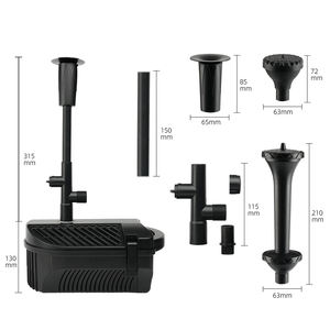 Hsbao Submersible extérieur jardin étang <span class=keywords><strong>fontaine</strong></span> pompe Submersible étang filtre pompe hydroponique jardinage Pompe submersible <span class=keywords><strong>fontaine</strong></span> - Product Image 2