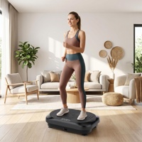 200W ABS 0-7mm Amplitude 120KG Max. Belastung 1-60 Geschwindigkeiten LCD-Display Fitness-Studio Heimgebrauch Gewichtsverlust OEM Anpassbare Vibrationsplatte