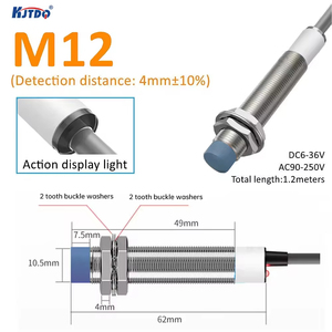 KJT M8 비 플러시 NPN PNP 없음 NC <span class=keywords><strong>2</strong></span>/4/5/6mm DC 12V 24V 36V CE 없음 NC 유도 근접 센서 스위치 - Product Image 2