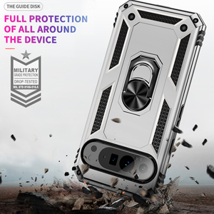 Coque de protection antichoc pour Google <span class=keywords><strong>Pixel</strong></span> 9Pro XL 9 8Pro 8A 8 7Pro 7A 7 6Pro 6A 6 5A 5 <span class=keywords><strong>4A</strong></span> 4 3A XL 5G avec anneau métallique - Product Image 2
