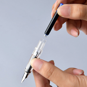 Customizable Logo Gradient Color Series Fountain <strong>Pens</strong> Free Design Renderings Including Black &amp; Blue Plastic Ink Cartridges - Product Image 4